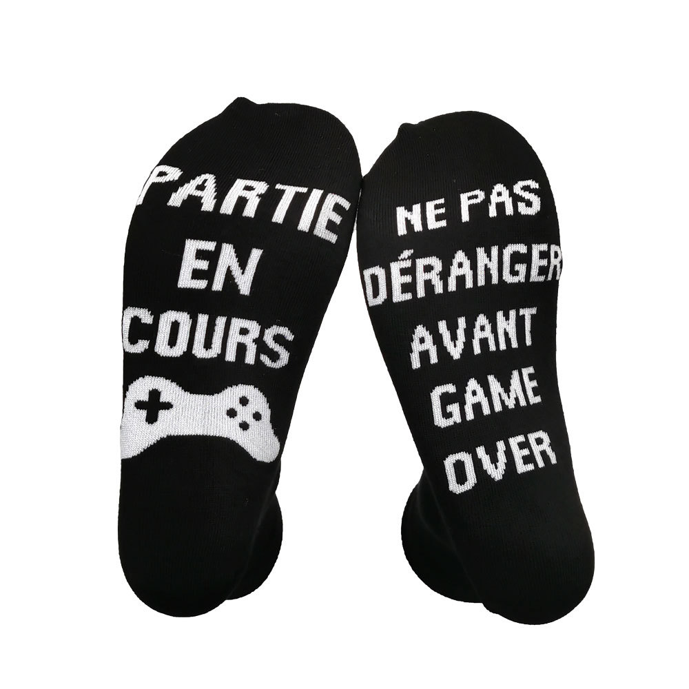 Minority Languages ​​French Series Socks Novelty Socks